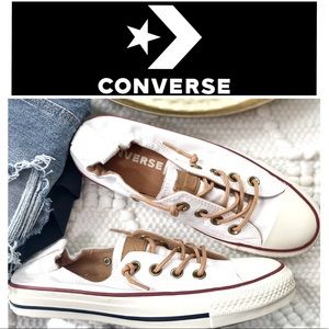 NEW🌟CONVERSE shoreline with leather laces